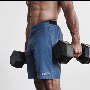 NOBULL MEN'S STRETCH WOVEN SHORT 9"